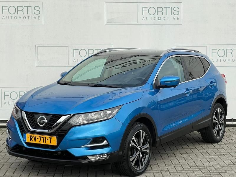 Blauw Gebruikt 2018 Nissan Qashqai N-Connecta SUV | € 18.400 (Eerlijke prijs) - Afbeelding 1/4