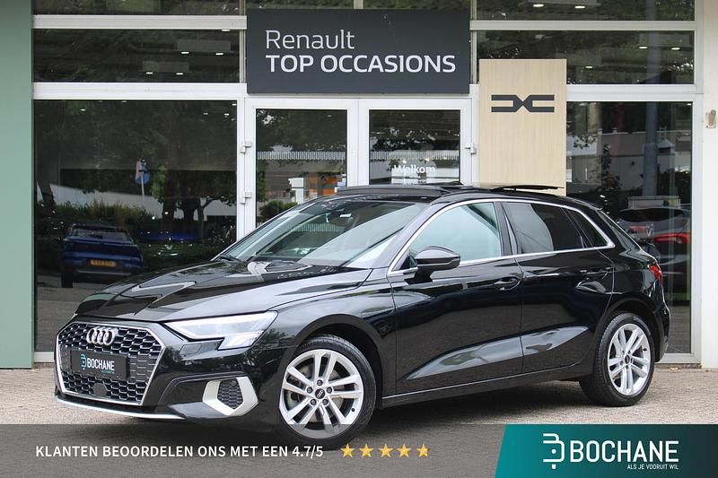 Zwart Gebruikt 2021 Audi A3 Sportback Business Hatchback | € 25.295 - Afbeelding 1/4
