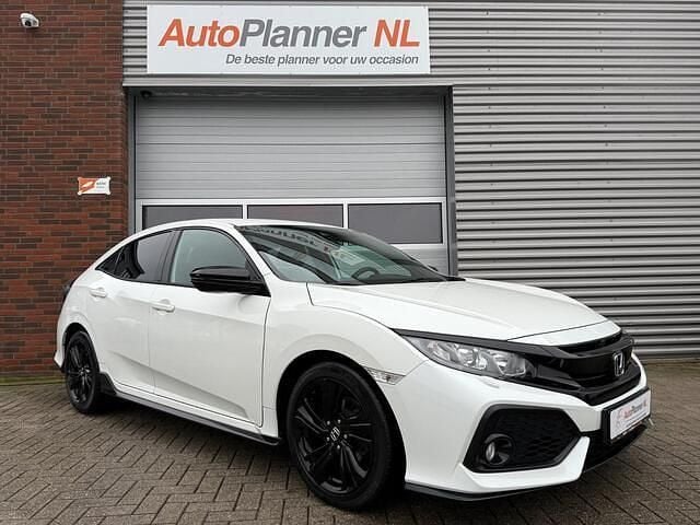 Wit Occasion 2019 Honda Civic Dynamic Hatchback | € 14.544 (Super prijs) - Afbeelding 1/4