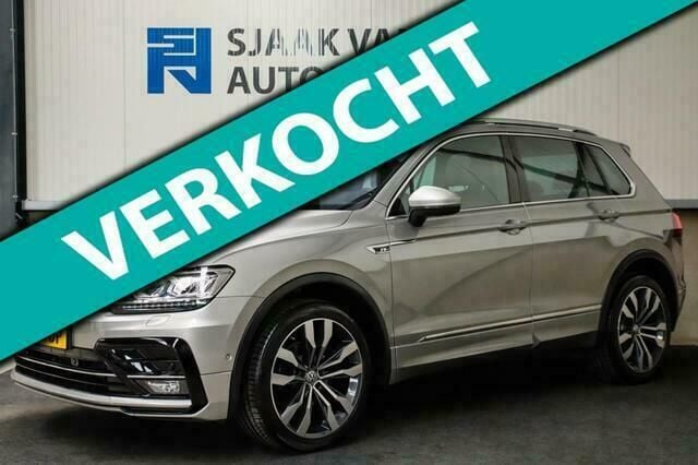 Grijs Gebruikt 2018 VW Tiguan Highline SUV | € 36.950 - Afbeelding 1/4