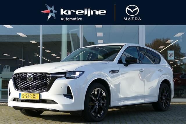 Wit Gebruikt 2023 Mazda CX-60 Homura-Line SUV | € 41.425 - Afbeelding 1/4