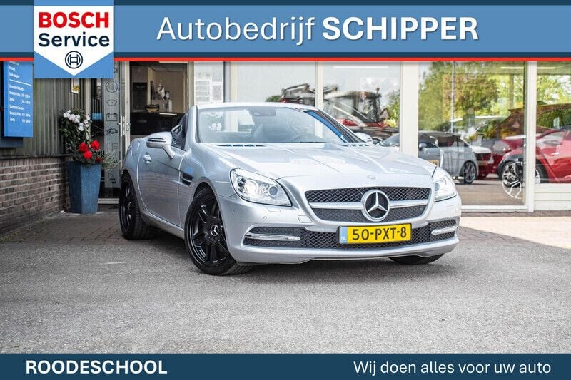 Grijs Gebruikt 2011 Mercedes SLK200 Cabriolet | € 18.950 (Eerlijke prijs) - Afbeelding 1/4