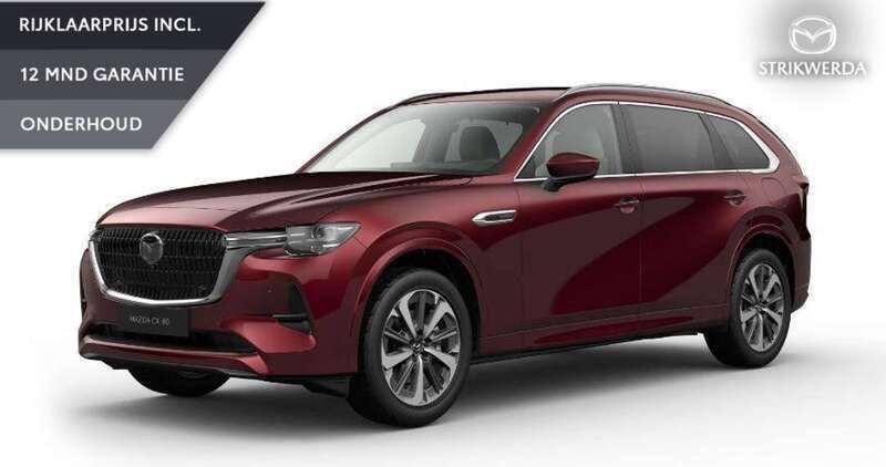 Rood Nieuw 2024 Mazda CX-80 Takumi-Line SUV | € 71.995 (Eerlijke prijs) - Afbeelding 1/1