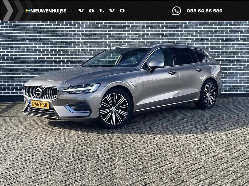 Grijs Gebruikt 2020 Volvo V60 Inscription Stationwagen | € 35.694 (Eerlijke prijs) - Afbeelding 1/4