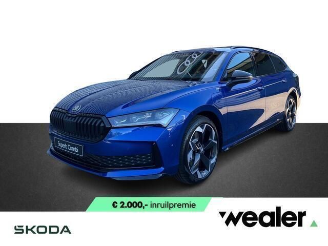 Blauw, metallic lak Nieuw 2025 Skoda Superb Business Line Stationwagen | € 56.790 (Iets duurder) - Afbeelding 1/4