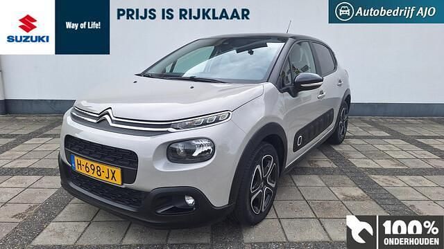 Grijs Gebruikt 2020 Citroën C3 Feel Hatchback | € 11.950 (Eerlijke prijs) - Afbeelding 1/4