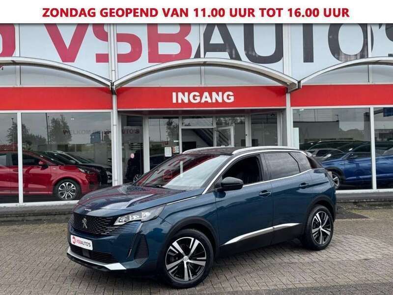 Blauw Gebruikt 2021 Peugeot 3008 GT SUV | € 21.950 (Goede deal) - Afbeelding 1/4