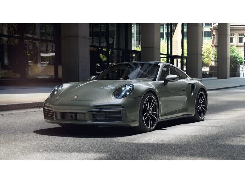 Groen Gebruikt 2022 Porsche 911 Turbo S Coupé | € 249.900 - Afbeelding 1/4