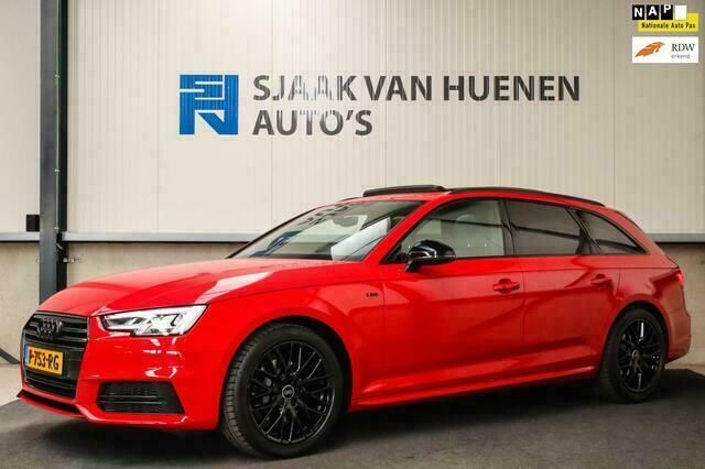 Rood Gebruikt 2017 Audi A4 Black Edition Stationwagen | € 32.950 - Afbeelding 1/4