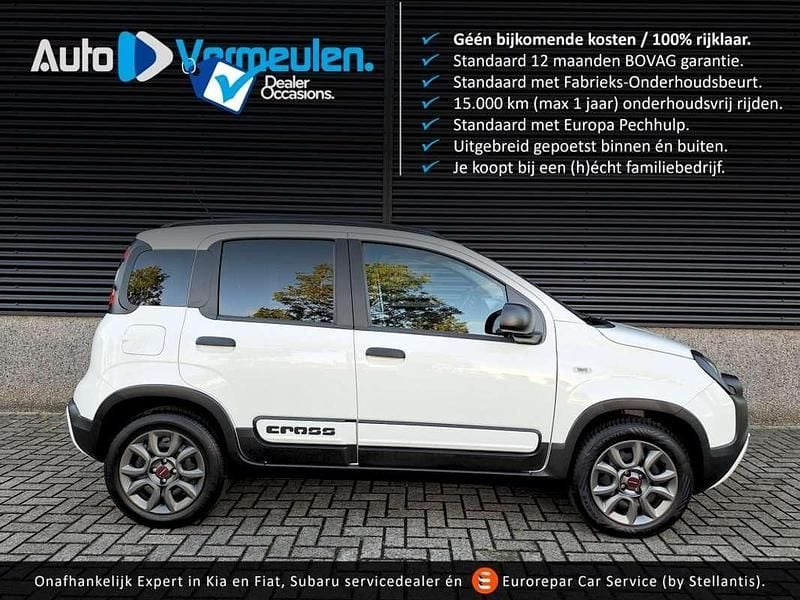 Wit Gebruikt 2020 Fiat Panda Cross Cross Hatchback | € 12.695 (Eerlijke prijs) - Afbeelding 1/3