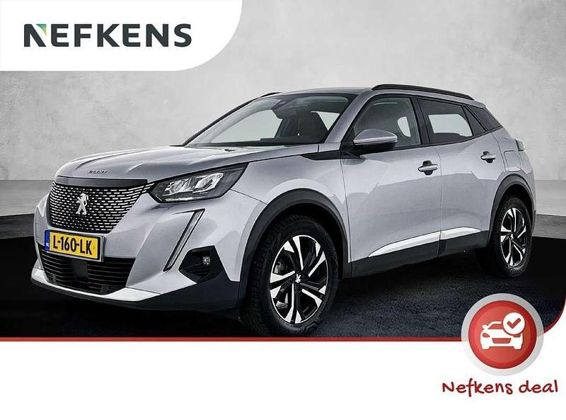 Grijs Gebruikt 2021 Peugeot 2008 Allure SUV | € 17.425 (Eerlijke prijs) - Afbeelding 1/3