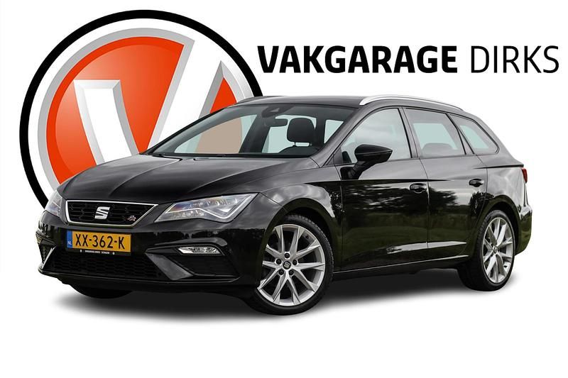 Zwart Gebruikt 2019 Seat Leon FR Stationwagen | € 16.939 (Iets duurder) - Afbeelding 1/3