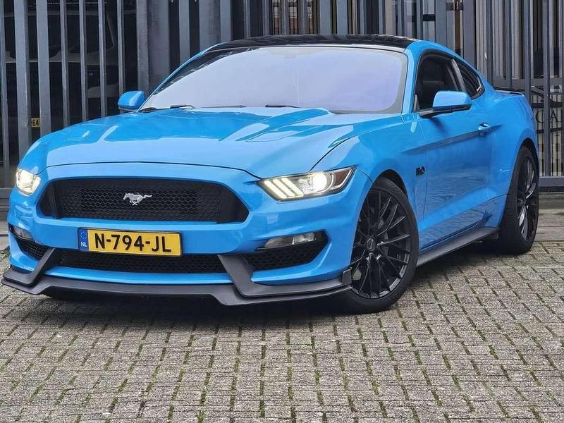 Blauw Gebruikt 2017 Ford Mustang GT Fastback Coupé | € 43.950 - Afbeelding 1/4