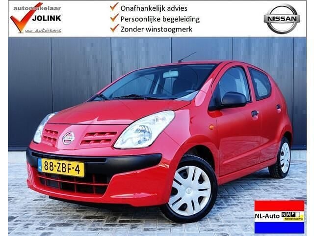Rood Gebruikt 2012 Nissan Pixo Visia Hatchback | € 5.450 (Duur) - Afbeelding 1/4