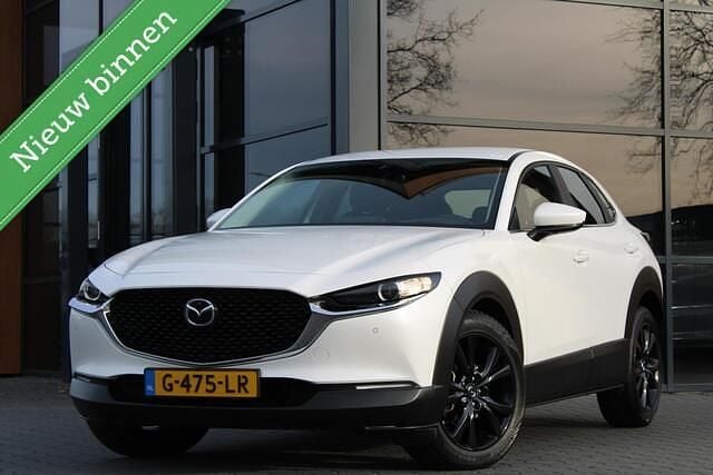 Wit Occasion 2019 Mazda CX-30 Luxury SUV | € 20.750 (Eerlijke prijs) - Afbeelding 1/4