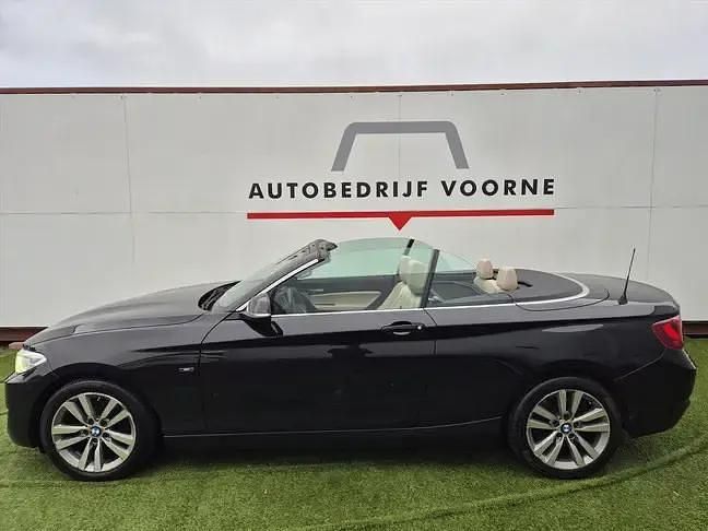 Zwart Gebruikt 2016 BMW 218 Executive Cabriolet | € 20.950 (Eerlijke prijs) - Afbeelding 1/4