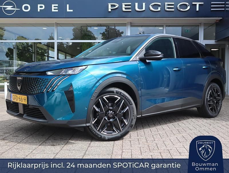 Blauw Gebruikt 2024 Peugeot 3008 Allure SUV | € 35.950 (Eerlijke prijs) - Afbeelding 1/4