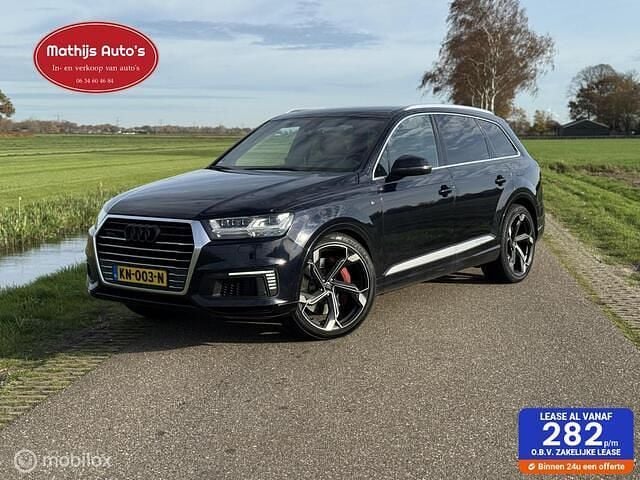 Blauw Occasion 2016 Audi Q7 Sport SUV | € 16.950 - Afbeelding 1/4