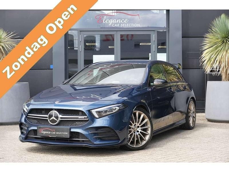 Blauw Gebruikt 2018 Mercedes A35 AMG AMG Hatchback | € 34.950 (Goede deal) - Afbeelding 1/4