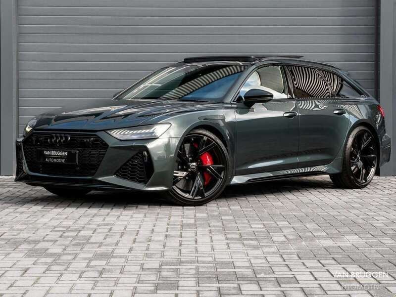 Groen, metallic lak Gebruikt 2021 Audi RS6 Design Stationwagen | € 134.990 (Eerlijke prijs) - Afbeelding 1/3