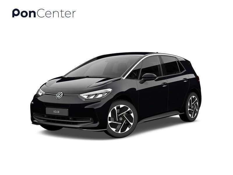 Zwart, metallic lak Nieuw 2025 VW ID.3 Pure Hatchback | € 35.625 (Iets duurder) - Afbeelding 1/4