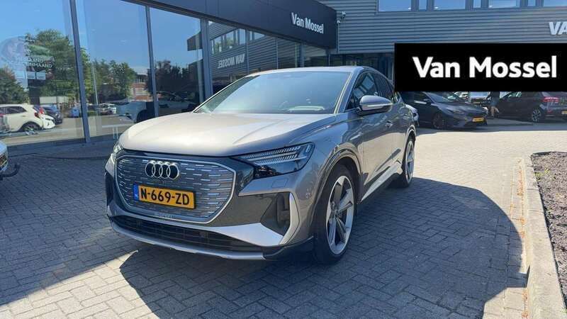 Grijs Gebruikt 2021 Audi Q4 Sportback e-tron Advanced Plus SUV | € 36.900 (Eerlijke prijs) - Afbeelding 1/4