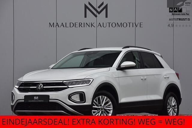 Wit Gebruikt 2022 VW T-Roc Life SUV | € 21.990 (Goede deal) - Afbeelding 1/4