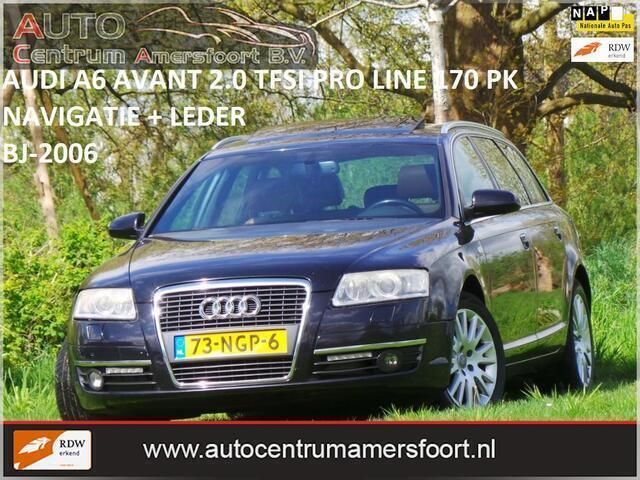 Zwart Gebruikt 2006 Audi A6 Proline Stationwagen | € 3.949 (Eerlijke prijs) - Afbeelding 1/4