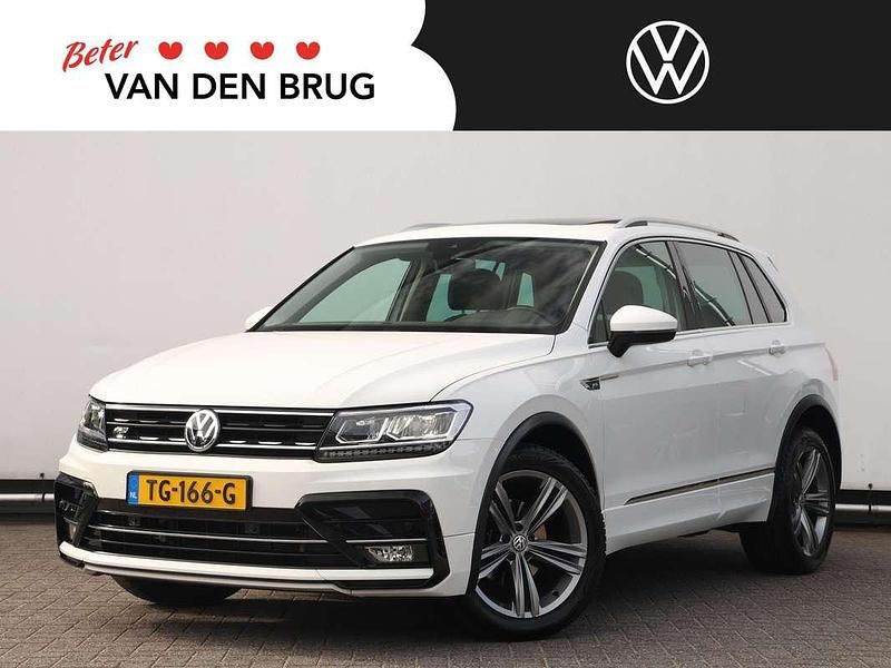 Wit Gebruikt 2018 VW Tiguan Highline SUV | € 25.900 (Eerlijke prijs) - Afbeelding 1/4