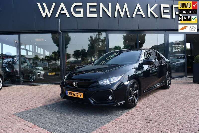 Zwart Gebruikt 2018 Honda Civic Hatchback | € 17.450 (Eerlijke prijs) - Afbeelding 1/4
