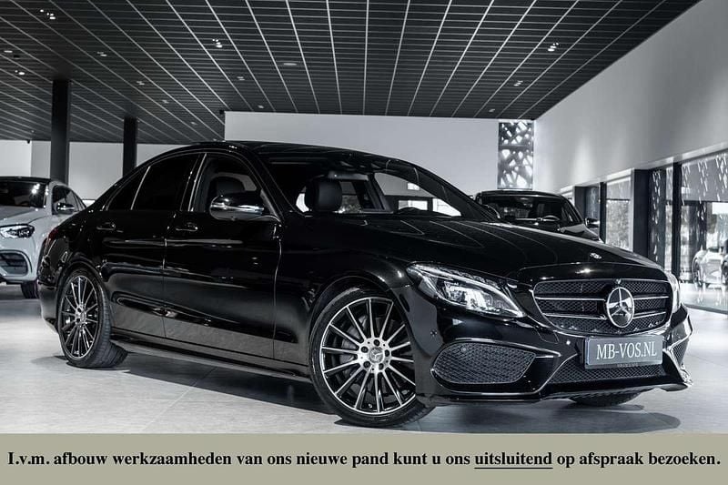 Zwart Gebruikt 2015 Mercedes C400 AMG Sedan | € 31.950 (Duur) - Afbeelding 1/4