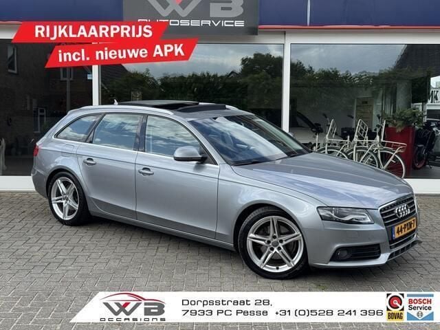 Grijs Gebruikt 2010 Audi A4 Proline Stationwagen | € 6.749 (Eerlijke prijs) - Afbeelding 1/4