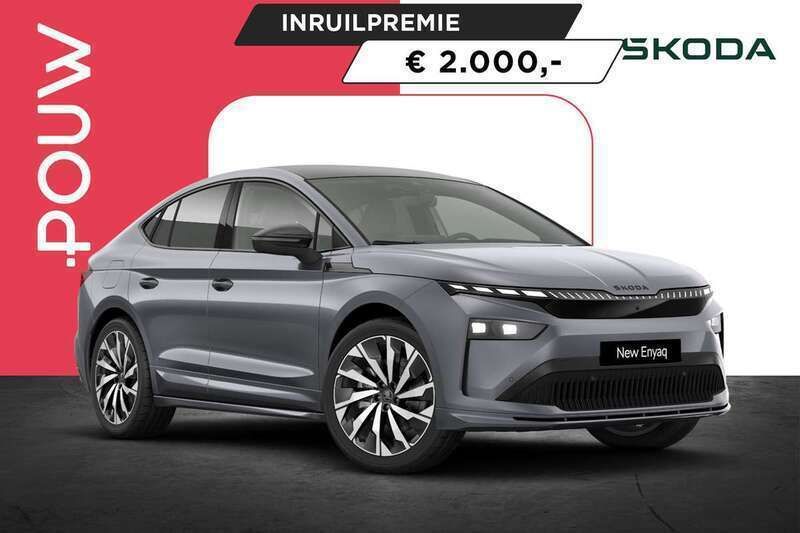 Grijs Nieuw 2025 Skoda Enyaq iV SportLine SUV | € 58.750 (Iets duurder) - Afbeelding 1/4