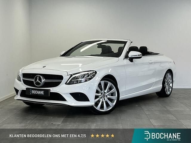 Wit Gebruikt 2018 Mercedes C180 Cabriolet | € 28.695 (Goede deal) - Afbeelding 1/4
