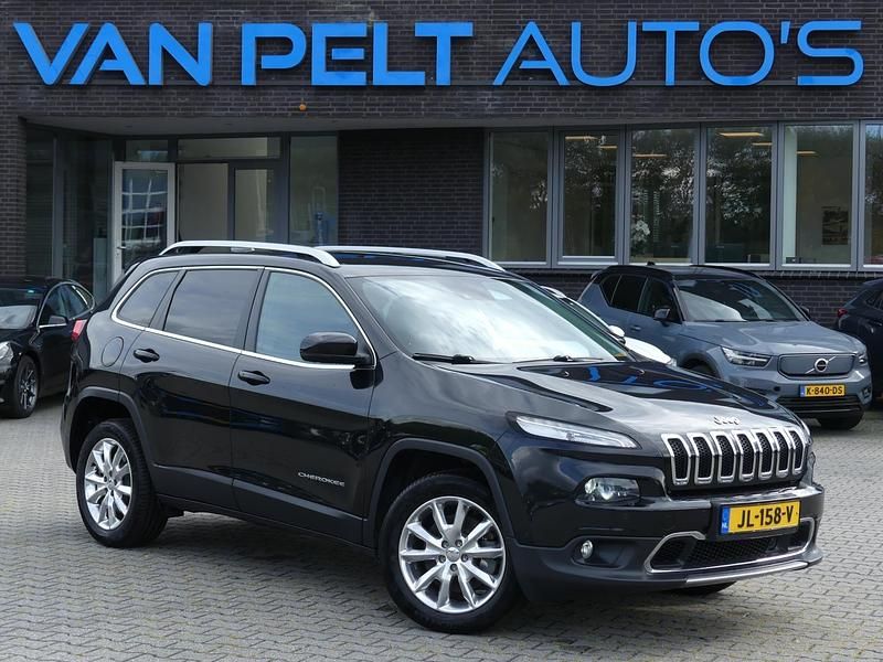 Zwart Gebruikt 2016 Jeep Cherokee SUV | € 16.900 - Afbeelding 1/4