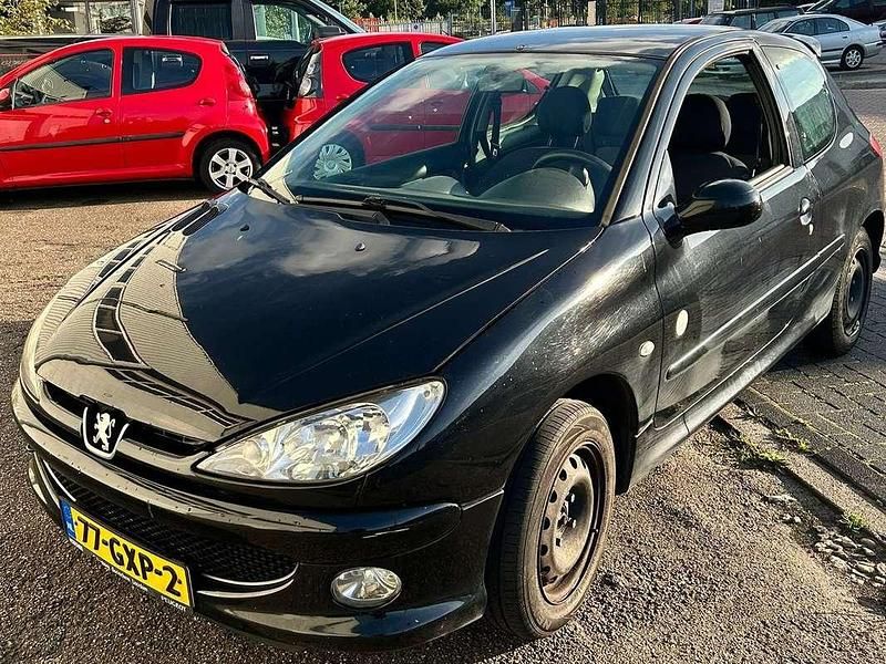 Zwart Gebruikt 2008 Peugeot 206 Hatchback | € 800 (Goede deal) - Afbeelding 1/4