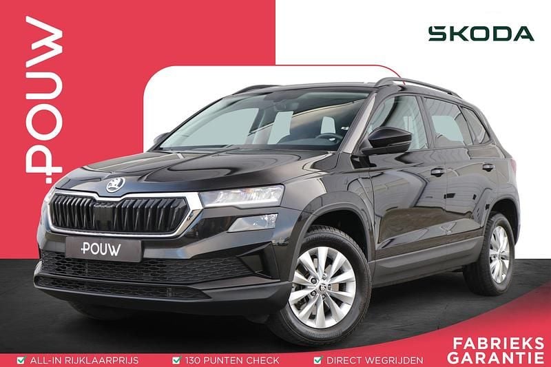 Zwart Gebruikt 2024 Skoda Karoq Business Line SUV | € 32.900 (Goede deal) - Afbeelding 1/4