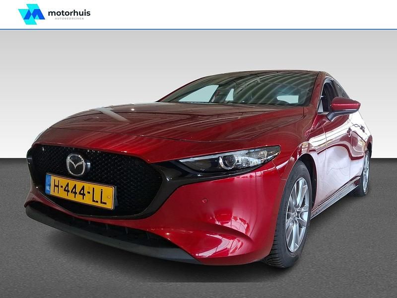 Rood Gebruikt 2020 Mazda 3 Comfort Hatchback | € 18.440 (Eerlijke prijs) - Afbeelding 1/4