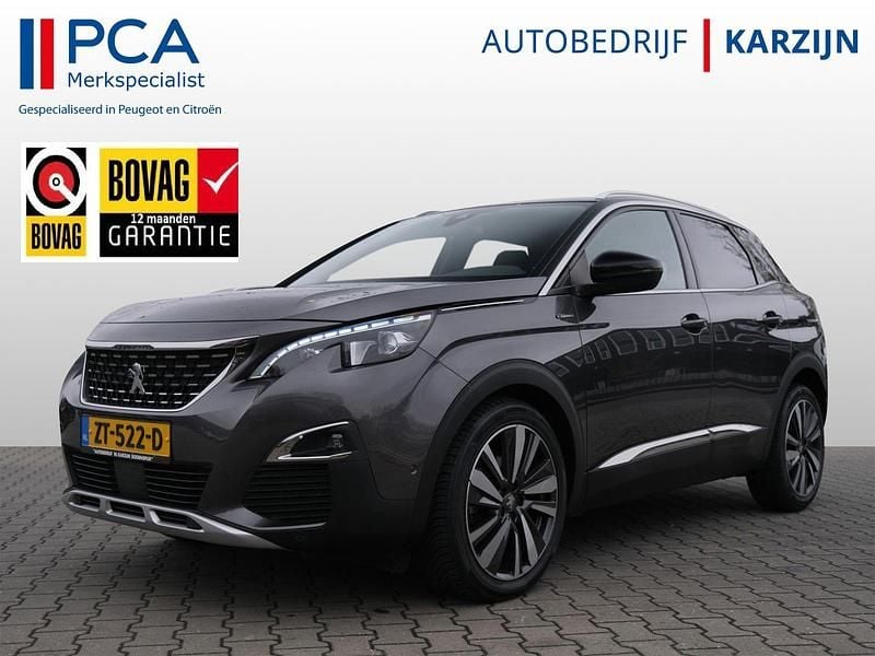 Grijs Gebruikt 2019 Peugeot 3008 GT-line SUV | € 17.450 (Eerlijke prijs) - Afbeelding 1/4