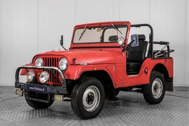 Rood Gebruikt 1966 Jeep CJ Van | € 6.900 - Afbeelding 1/4
