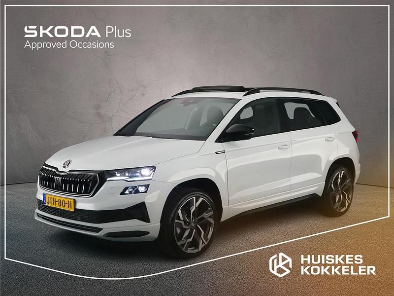 Wit Nieuw 2026 Skoda Karoq Business Line SUV | € 53.900 - Afbeelding 1/4