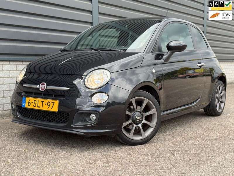 Zwart Gebruikt 2013 Fiat 500S Sport Hatchback | € 3.999 (Eerlijke prijs) - Afbeelding 1/4