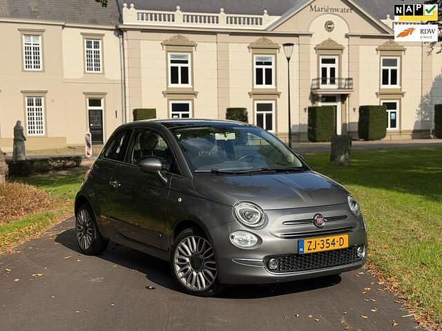 Grijs Gebruikt 2017 Fiat 500 Lounge Hatchback | € 7.650 (Goede deal) - Afbeelding 1/4