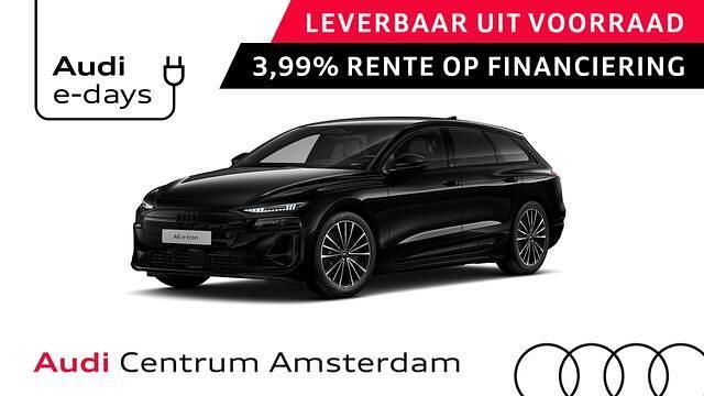 Zwart Nieuw 2025 Audi A6 e-tron S-Line Stationwagen | € 75.075 (Iets duurder) - Afbeelding 1/4