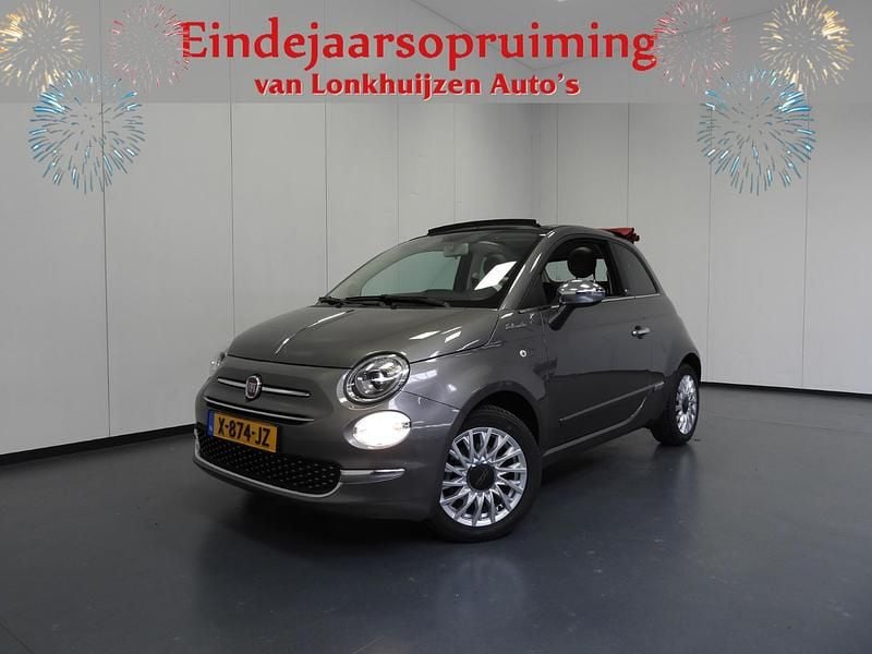 Grijs Gebruikt 2021 Fiat 500C Dolcevita Cabriolet | € 14.340 (Eerlijke prijs) - Afbeelding 1/4