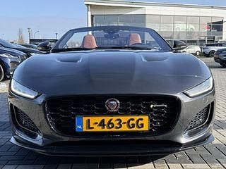 Occasion Jaguar F-Type R-Dynamic 452 PK (332 kW) 2021 Carpathian grey (grijs metallic)bruin Cabriolet