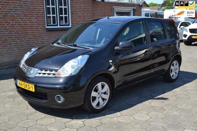 Zwart, metallic lak Gebruikt 2007 Nissan Note Tekna MPV | € 3.250 (Goede deal) - Afbeelding 1/4