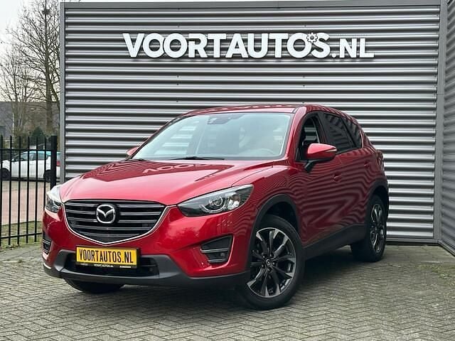 Rood (metallic) Occasion 2017 Mazda CX-5 Nakama SUV | € 20.950 (Eerlijke prijs) - Afbeelding 1/4