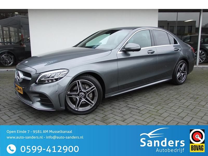 Grijs Gebruikt 2018 Mercedes C180 Advantage Sedan | € 26.950 (Eerlijke prijs) - Afbeelding 1/4
