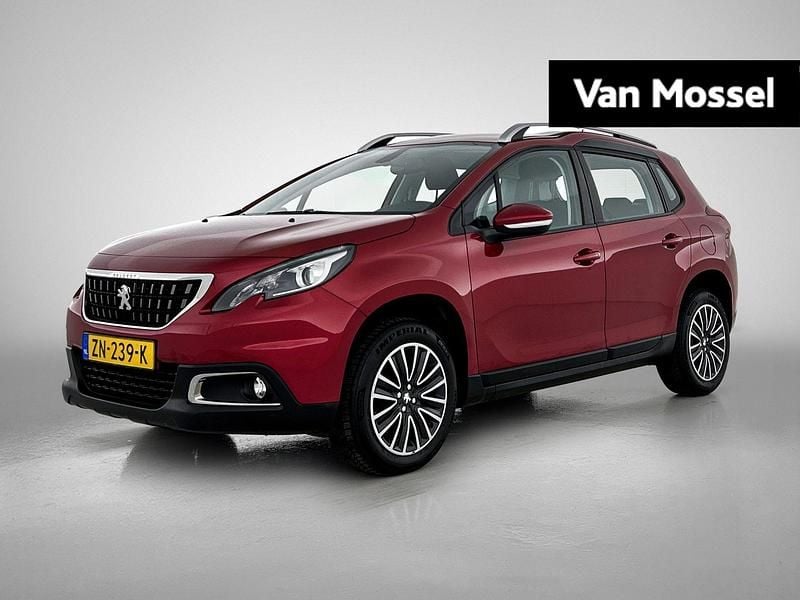 Rood Gebruikt 2019 Peugeot 2008 SUV | € 9.940 (Super prijs) - Afbeelding 1/4